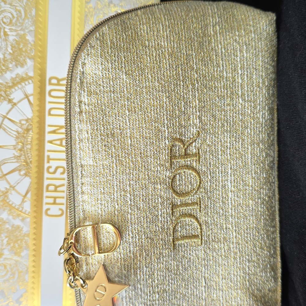Dior Cosmetic Bag With Box, Limited Released Holiday Bag
